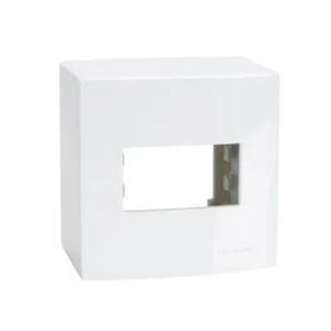 Caixa Sobrepor 1 Posto Branco Sleek Margirius 18643