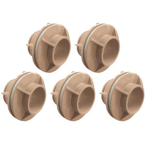 Kit Adaptador Flange Soldável 50mm X1.1/2 Caixa D'água C/5