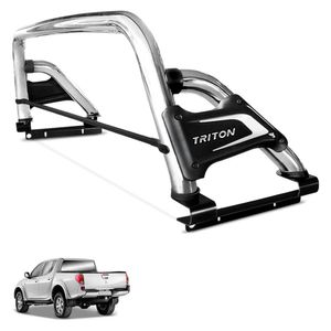 Santo Antonio L200 Triton 2008 A 2016 Premium Cromado Com Barra