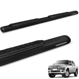Estribo Lateral Oval Ranger Cd 1998 A 2012 Oblongo Preto