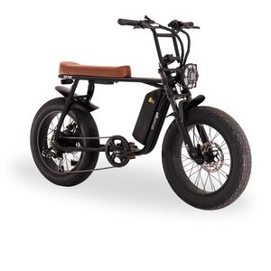 Bicicleta Elétrica StreetGo Aro 20 S12 7V A24 Preto/Marrom