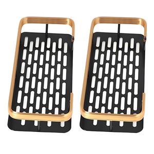 Suporte Organizador Shampoo Sabonete Banheiro Dourado - 2 Unidades