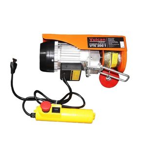 Guincho Eletrico 550 Watts 100-200kg 127 Volts Vte200-1 Cabo 12 Metros - Vulcan Trent