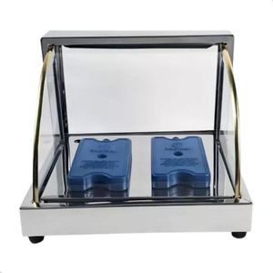 Expositor Vitrine Fria Doces Bolos Lanche Naturais 2 Gelo X