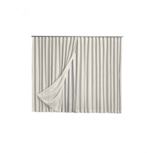 Cortina Microfibra Com Linho 5,00x2,30 Para Trilho Duplo palha