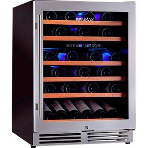 Adega Benmax Dualzone 51 Garrafas Preta BAC51 110V