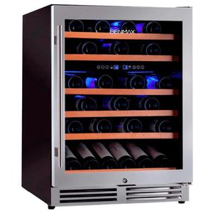 Adega De Embutir 51 Garrafas Benmax BAC51 RL Dual Zone Inox 110V