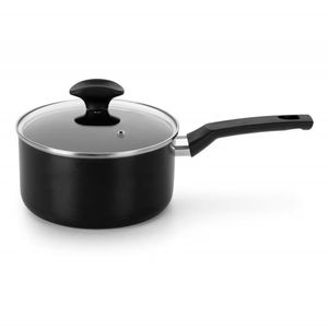 Panela Multiflon Induct+ Antiaderente Quartzo 18 Cm Preto