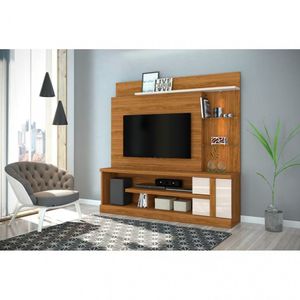 Estante Home Madetec Alan Ideal Para Tv De Até 60 Polegadas Nature-off White