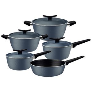 Conjunto De Panelas 5 Peças Tramontina Spezia Azul