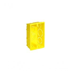 Caixa De Luz Amarela 4x2 Eletroduto Flex Corrugado (24 Unidades) Krona
