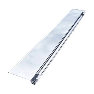 Protetor De Pia De Cozinha Em Inox Fenda Normal. (0.4mm De Espessura) Tam 2 Mt.