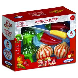 Kit Mini Chef Legumes Da Fazenda Xalingo Ref 27865