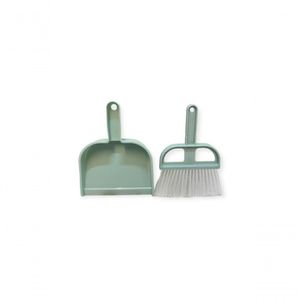 Kit Limpeza Conjunto Pá E Vassourinha Verde Plasvale
