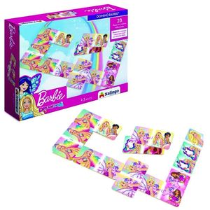 Jogo Dominó Barbie Xalingo Ref 22532