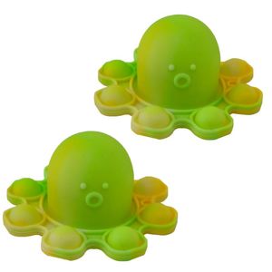 Fidget Toy Pop It Polvo Chaveiro Kit 2 Unidades Alivia Estresse Ansiedade Relaxante Mental