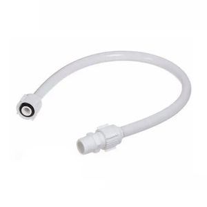 Engate Flexível 1-2 X 40 Cm Pvc Agua Fria Branco Krona