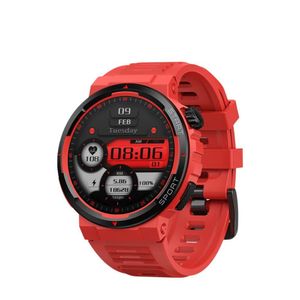 Relógio Zeblaze Com Display Amoled Para Homens, Amoled, Bluetooth Vermelho
