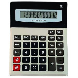 Calculadora 12 Dígitos Grande De Mesa à Pilha Gb54455