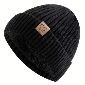 Gorro De Inverno - Forro, à Prova De Vento & Aquecedor De Orelhas Preto