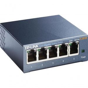 Switch 5 Portas Gigabit De Mesa 10-100-1000 Tl-sg105 Smb