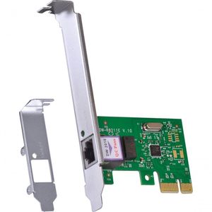 Placa De Rede 10-100-1000 Pci-e Prv1000e Com Suporte Low