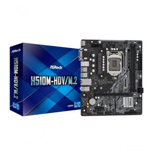 Placa Mãe Asrock Lga1200 H510m-hdv-m.2 2xddr4 3200mhz...