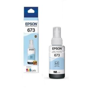 Tinta Epson Original 673 T673 T673120 Light Ciano L800 L810 L1800 L805 L850 70ml