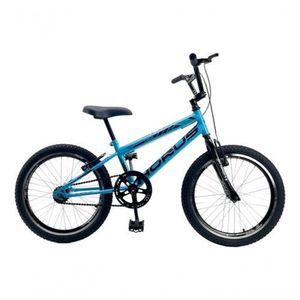 Bicicleta Infantil Aro 20 Bmx + Rodinha Lateral Azul-celeste