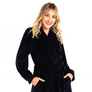 Roupão Longo Vairelli Lady Cor Lady Preto Tamanho G