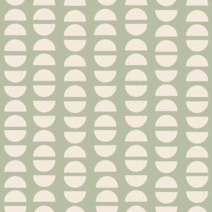 Papel De Parede Revoada Café Verde E Branco 4464