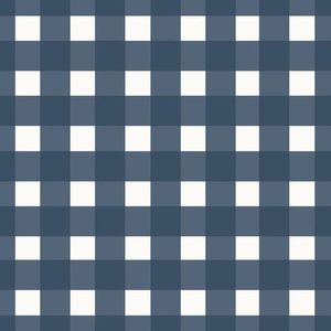 Papel De Parede Revoada Xadrez Vichi Marinho 4419
