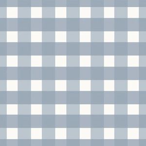 Papel De Parede Revoada Xadrez Vichi Azul 4409