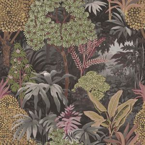Papel De Parede Botany House Artemisia Preto 15503