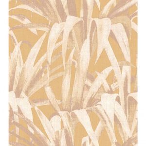 Papel De Parede Botany House Folhagem Amarelo 15523