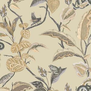Papel De Parede Botany House Botânica Verde 15509
