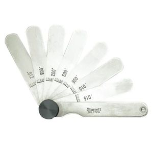 Calibrador De Folga 9 Lâmina 3.1-32" 0,0015-0,015 - Starrett