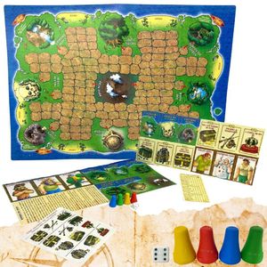 Jogo De Tabuleiro Ilha Do Tesouro Com Cartas E Acessórios [f114]
