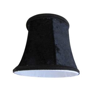 Cúpula Em Veludo Mini Bella Iluminação 3 Unidades - Preto