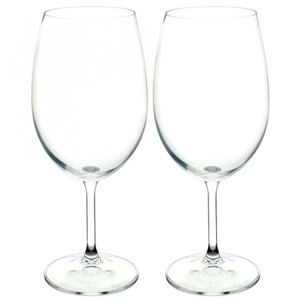 Conjunto De Taças Para Água Bohemia Anna 580 Ml 2 Peças Transparente