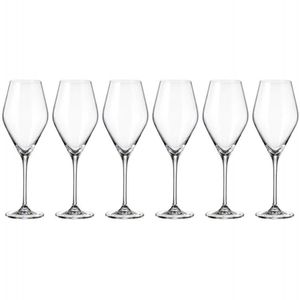 Conjunto De Taças Para Vinho Bohemia Loxia 470ml - 6 Peças Transparente