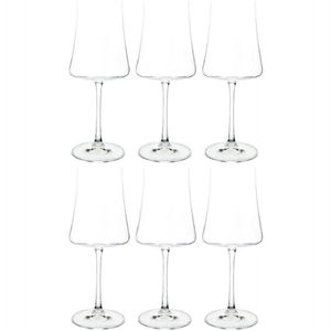 Conjunto De Taças Para Vinho Branco Bohemia Xtra 360ml Transparente