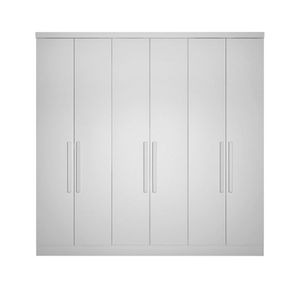 Modulo De Casal Safira Para Guarda Roupa Clic Móveis Branco