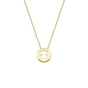Colar Mae E Filha Menina Com Zirconia Banhado Ouro 18k