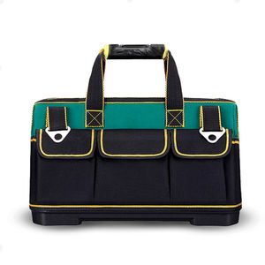 Maleta De Ferramentas Com Alça Grande - Preto Com Verde