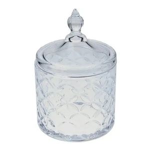 Potiche Decorativo Cristal Stella 10x15 Cm - Lyor