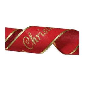 Fita Decorativa Aramada Christmas 914x6,3x6,3cm