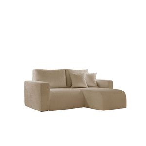 Sofá Living 100cm Chaise 90cm Lado Direito Meu Sofá Online A226 Linho Bege