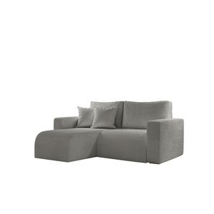 Sofá Living 120cm Chaise 90cm Lado Esquerdo Meu Sofá Online A230 Linho Cinza