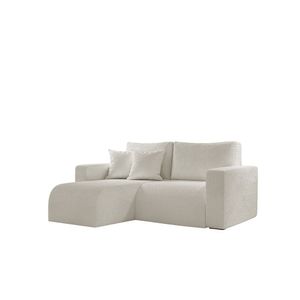 Sofá Living 100cm Chaise 90cm Lado Esquerdo Meu Sofá Online A302 Linho Branco